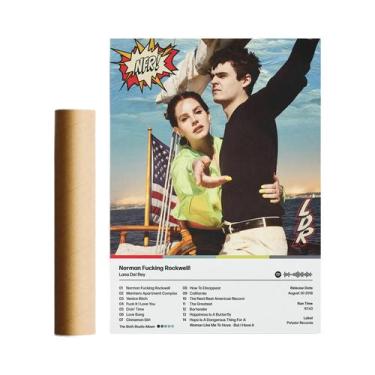 Imagem de Pôster De Álbum De Música Rap Hip Hop Lana Del Rey, Pintura Em Tela, A