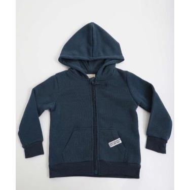 Imagem de Casaco Infantil Moletom Flanelado Marisa Tam 1 a 3 Azu-50119, 3, Azul 