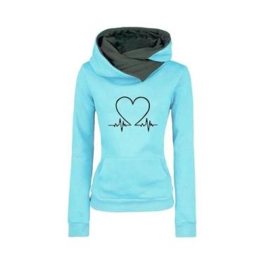 Imagem de Conjunto De Moletom Feminino De Inverno Quente Com Capuz E Calça Para 