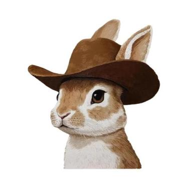 Imagem de Pôster Decorativo De Parede Em Tela Com Cavalo E Sela, Estilo Cowboy O