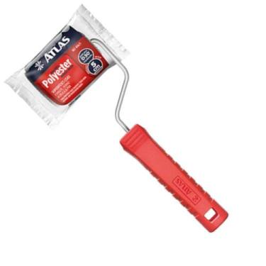 Imagem de Rolo Atlas Espelho Placa.Poliester Cinza 05Cm 406