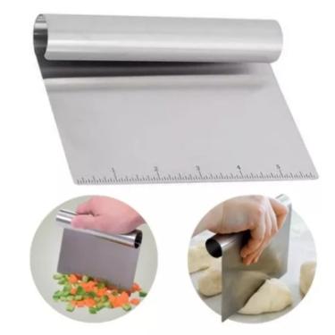 Imagem de Espátula Raspador Cortador Pão Bolo Legumes Massa Inox JJB