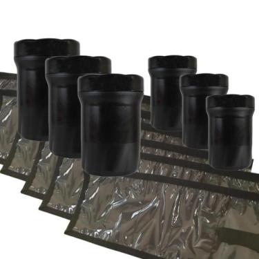 Imagem de Kit 6 Potes (3G + 3M)  E 6 Organizadores Militar - Braspol