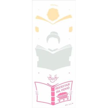 Imagem de Stencil Pintura Culinaria Receitas da Vovô 2944 17x42 Opa