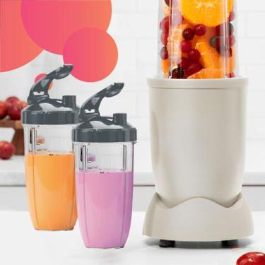 Imagem de Conjunto de Reposição Para Nutribullet 2 Copos 700ml + 2 Tampas FlipTo