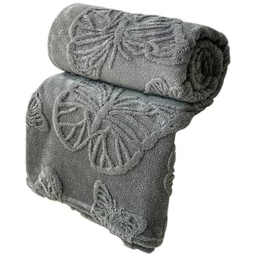 Imagem de Cobertores de gelo para pessoas que dormem quentes, colcha térmica de verão macia e respirável de 71 x 99 cm, cobertores refrescantes de borboleta dupla face, cobertor frio dobrável para todas as