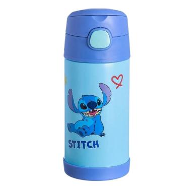 Imagem de Garrafa Infantil Canudo 400Ml - Stitch - Zc 10072053