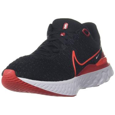 Imagem de NIKE Tênis feminino React Infinity, Preto brilhante Crimson Universit, 7 UK