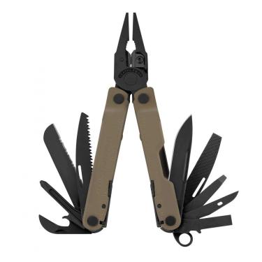 Imagem de Alicate Multifuncional 17 Funções em Aço Inoxidável com Estojo de Nylon, LEATHERMAN, Preto e Marrom