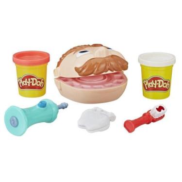 Imagem de Play-Doh Mini Conjunto Brincando de Dentista E4919 - Hasbro, Colorido,