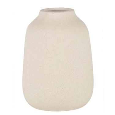 Imagem de Vaso De Ceramica Branco Estilo Pedra - Btc