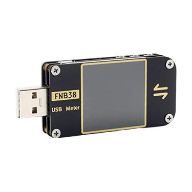 Imagem de Medidor de energia USB, DC 4-24V 5A, Display LCD colorido digital PD Amperímetro Voltímetro Detecção rápida de carga