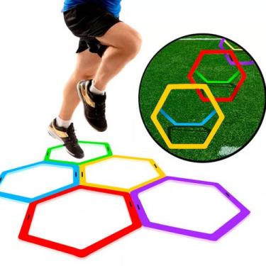 Imagem de Argola Hexagonal Para Treino Funcional De Agilidade - Natural Fitness