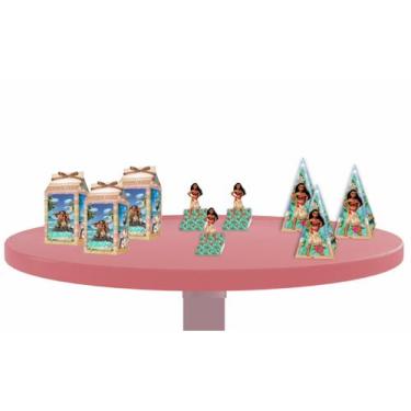 Kit 10 Copos De Doces Lembrancinhas P/ Festa Infantil Moana