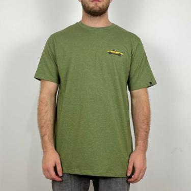 Imagem de Camiseta Quiksilver Beacons Bound Verde Militar - Masculino