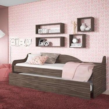 Imagem de Bicama Solteiro 7014 Siena Móveis Carvalho