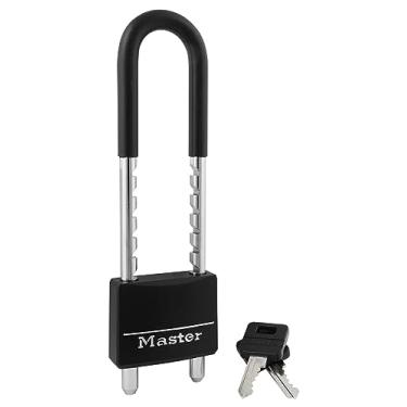 Imagem de Master Lock Cadeado ajustável 527D com chave, preto