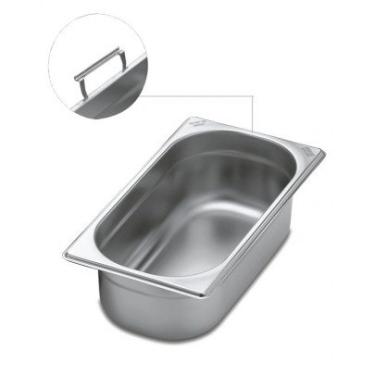 Imagem de Conjunto de Cubas 10 peças Tramontina GN 1/3 em Aço Inox com Alças Móveis Profundidade 100 mm - Aço 304