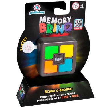 Imagem de Jogo Eletrônico de Mesa Memória Criança Memory Brinq Luz Som Polibrinq