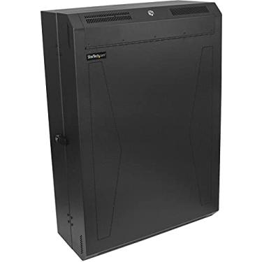 Imagem de StarTech.com Gabinete de rede de montagem na parede 6U - Rack vertical para painel de remendo de parede - Armário de sala de servidor de 76 cm (RK630WALVS)