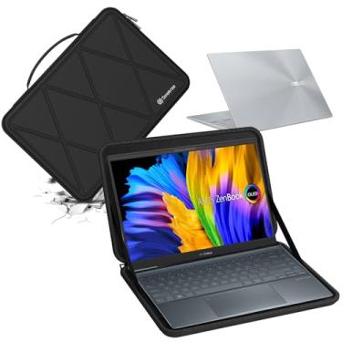 Imagem de Capa protetora rígida de EVA Smatree compatível com ASUS Zenbook A14 UX3407 Copilot+PC de 14 polegadas, para ASUS Zenbook S 14 UX5406 de 14 polegadas, para laptop ASUS Zenbook Flip 13 OLED UX363 de