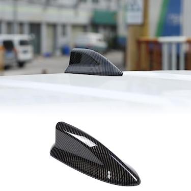 Imagem de Capa de antena de barbatana de tubarão para carro com acabamento Toyot@a Tundra/Sequoia 2022-2025 Shark Fin Capa de antena conexão AM FM sinal de rádio base aérea de teto de carro à prova d'água