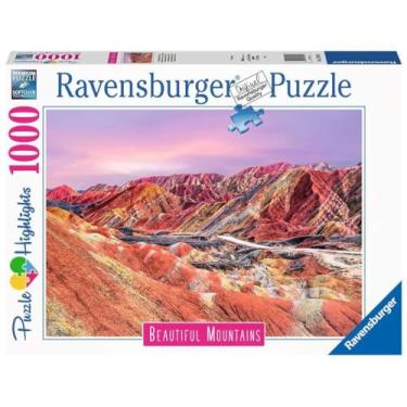 Imagem de Ravensburger - Puzzle montanhas arco-íris, China, 1000 peças, puzzle adultos