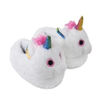 Imagem de Pantufa Adulto Europa Unicornio Branco - 743-Unissex