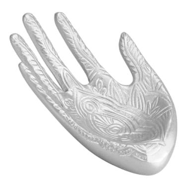 Imagem de TENDYCOCO Suporte de exibição de palmeira quiromancia manequim de mão suporte de joias modelo de mão suporte de pulseira decorativo modelo de corpo humano design de palma anel de exibição acessórios