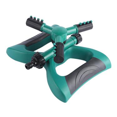 Imagem de Baoblaze Aspersor de água, irrigador de quintal, sistema de irrigação portátil, pulverizador de mangueira oscilante de braços ajustáveis automáticos para quintal, jardim, campos e pátio