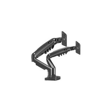 Imagem de Suporte Multiarticulado de Mesa Para 2 Monitores De 17" a 35"+ ELG, Com Pistão a Gás, 2 Cabos HDMI de 2.5M + Cabo USB Y - F196HDMI_U