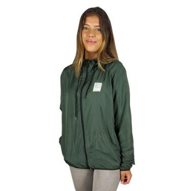 Imagem de Jaqueta Corta Vento Feminino Verde Militar Company Wss - Web Surf Shop