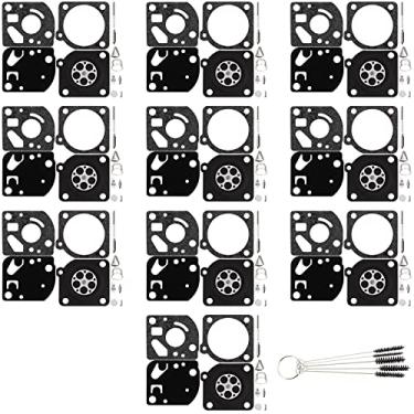 Imagem de Kit de reparo de vedação de diafragma de carburador QAZAKY 10 peças para Zama RB-47 C1U-W10 C1U-W12 C1U-W13 C1U-W16 C1U-W22 C1Q-E3 C1Q-E4 C1Q-E6 C1Q-E6A C1Q-W31 C1Q-W34 W35 W39 W40 W41