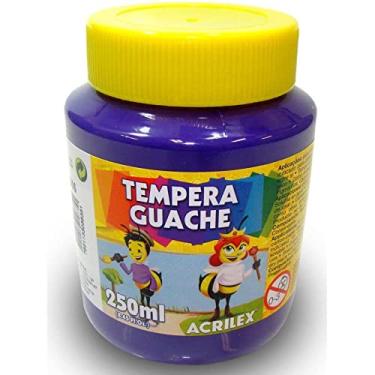 Imagem de Tinta Guache, Acrilex 020230516, Violeta, 250 ml, Pacote de 3