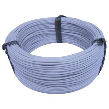 Imagem de Cabo Flex. Automotivo 0.50mm Branco Rolo 100m- Cód.6558 - BC Cabos