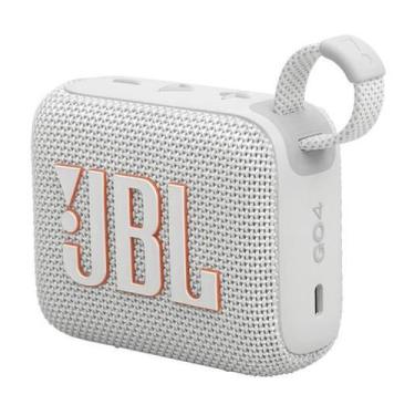 Imagem de Caixa de som Bluetooth JBL GO 4 Prova D'água 4.2W RMS , Branco, Bivolt
