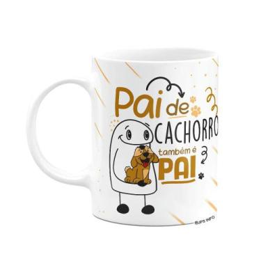 Imagem de Caneca Flork Dia dos Pais - Pai de cachorro também é pai! - JPS INFO