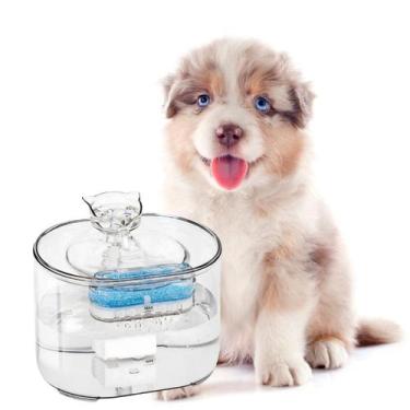 Imagem de Dispenser De Água Para Pets  Automatico Resistente e USB e Silencioso 