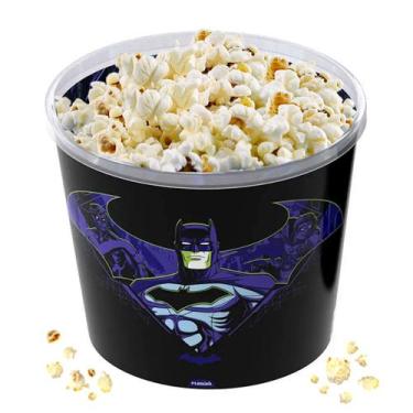 Imagem de Balde de Pipoca Batman Estampado Bacia com 2.1L Original - Plasútil