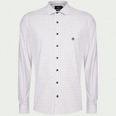 Imagem de Camisa Slim Dudalina Xadrez Stretch Masculino-Masculino