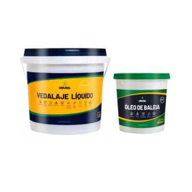 Imagem de KIT Impermeabilizante Vedalaje 3,2L + 1 Óleo de Baleia 900ml - VBRASIL