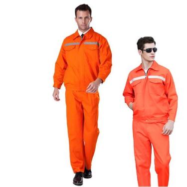 Imagem de Conjunto Uniforme Segurança Profissional EPI  Faixa Refletiva Mecanico