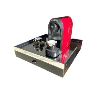 Imagem de Bandeja Organizadora de Cápsulas 45x45 Vidro Espelhado  - Zeus MDF, Tr