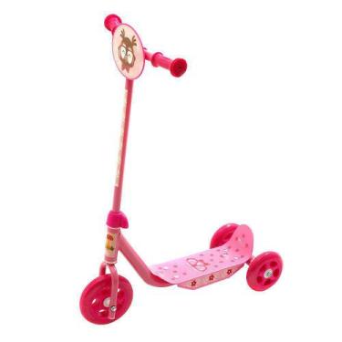 Imagem de Brinquedo Infantil Patinete com 3 Rodas Rosa Antiderrapante - Bel Fix 