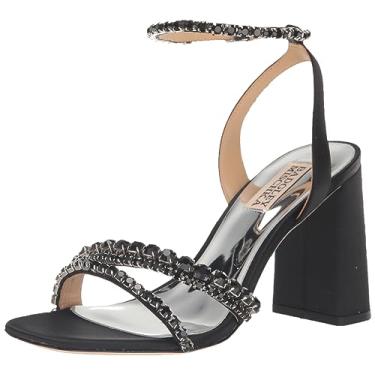 Imagem de Badgley Mischka Sandália feminina de salto Feisty, Preto, 39
