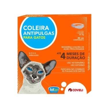Imagem de Coleira Antipulgas Bullcat Para Gatos Coveli 15g