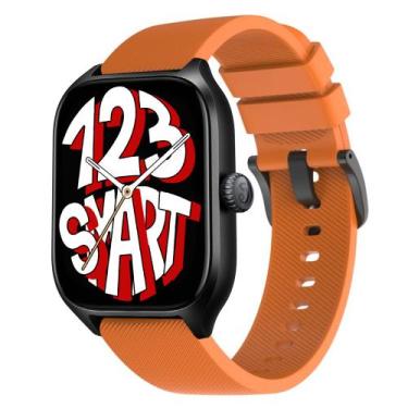 Imagem de Pulseira de Silicone Fecho Preto compatível com GTS4 A2168 / GTS 4 Min
