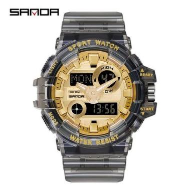 Imagem de Relógio de quartzo estilo G masculino, marca top, esporte, militar, LE