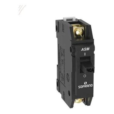 Imagem de Disjuntor Asm Nema Monopolar 40a - soprano