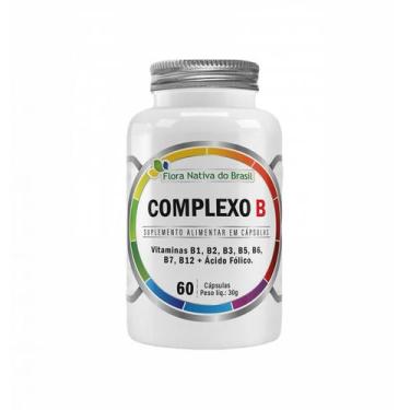 Imagem de Complexo B 500mg + Biotina- 60 cápsulas- Flora Nativa - Flora Nativa d